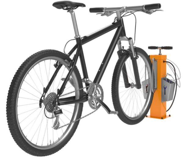 Station de réparation et gonflage compacte, en acier inoxydable ou galvanisé - Outils intégrés - PRS-SV20_2