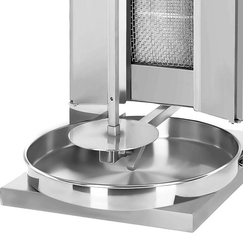 Grill Döner kebab gaz 1 brûleur max 5 kg - moteur en haut_2