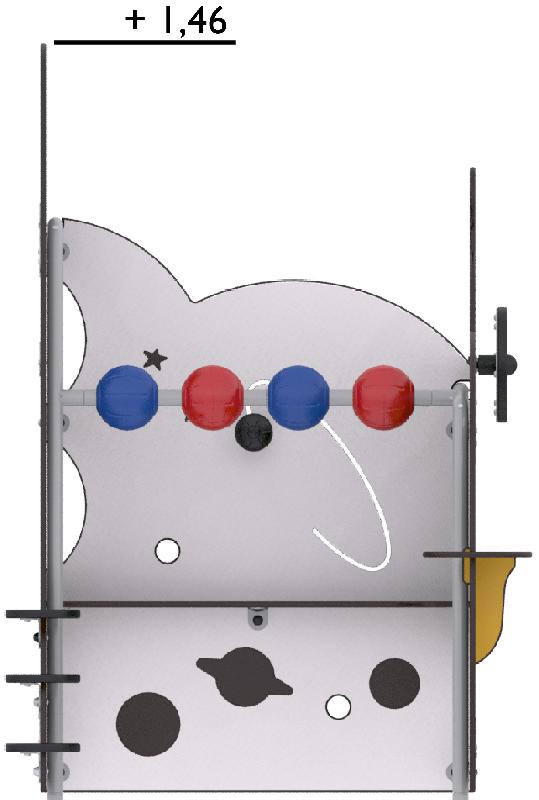 Maisonnette de jeu Zapp réf-8049449 - Hags - Tranche d'âge 1-5 ans - Dimensions 1600x1100 mm - Sécurité 17 m²_2