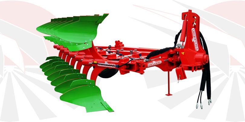 Charrue agricole réversible CHRH - Escudero - 4 à 11 corps - Système hydropneumatique et matériaux durables_2