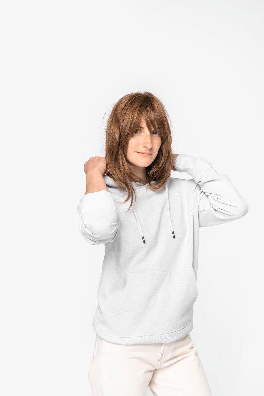 Sweat-shirt écoresponsable à capuche recyclé unisexe - Réf: NS411 - 55% coton recyclé - 300 g/m²_2