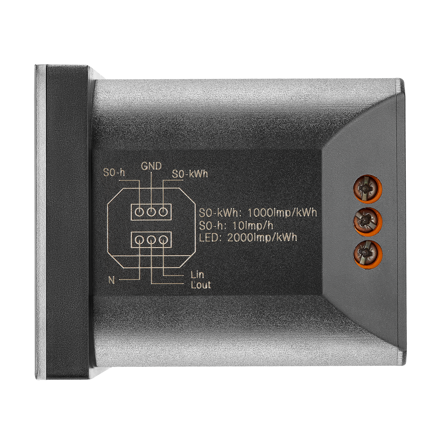 Compteur double énergie/horaire HW66 - 48x48 mm - IP65 - LED - Alimentation 115/230 VCA_2