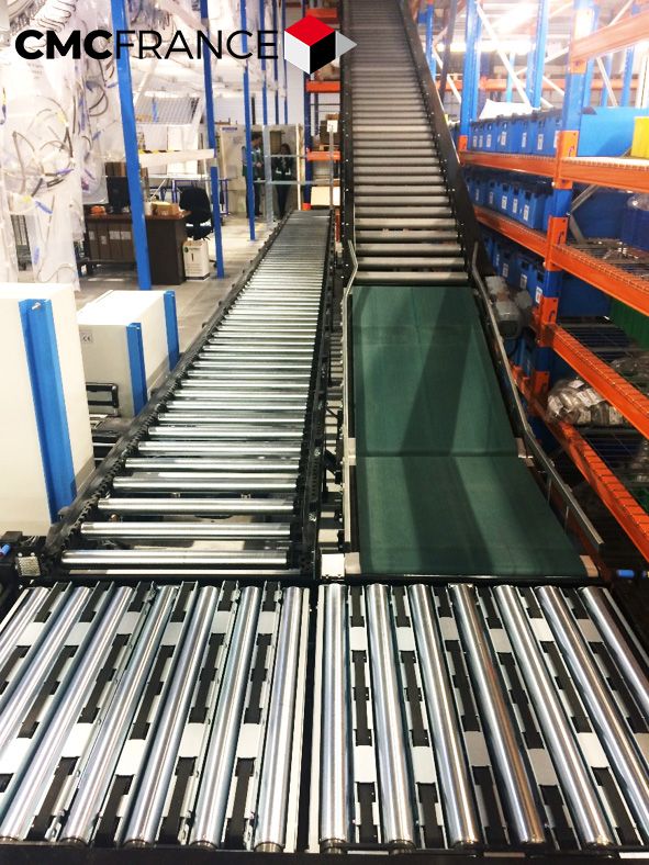 Convoyeur à rouleaux et à bandes - Fabrication et installation sur mesure - CMC France_2