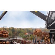 Grue forestière KESLA 2024 avec portée allant jusqu'à 12,4 m