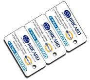 Carte / badge plastique - Impression offset couleur recto-verso - Format ISO CR80 - PVC type carte bancaire_2