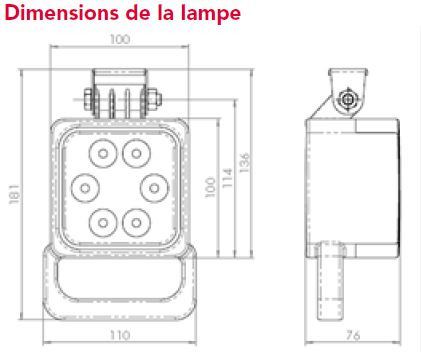 Éclairage de quai LED 12 VDC - Économe en énergie - Pour remorques de camion_2