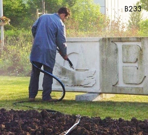 Matériel anti-graffiti par aérogommage ou hydrogommage - TAG +_2