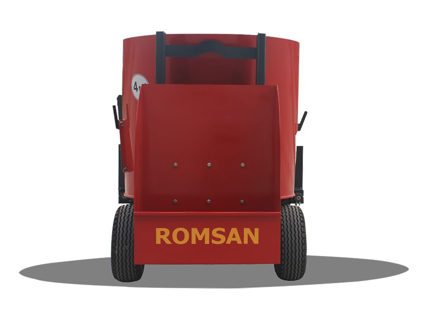 YK 40 - Mélangeuse agricole Romsan - Volume 4 m³ - 35 hp - 1 spirale avec 6 lames_2