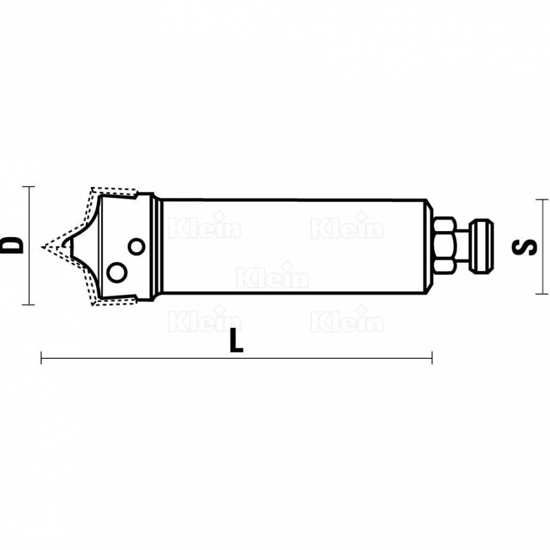 W260.000.R - Fraise à plaquette - Sistemi S.R.L. - diamètre 29.5 - Nova System pour CNC Z=2_2