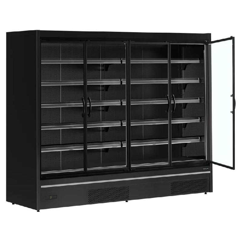 Vitrine réfrigérée 4 portes - 1480L - Noir | Tefcold - MDCA2500HB_2