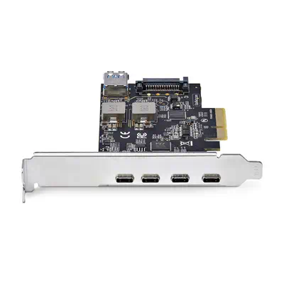 Carte PCIe USB à  5 Ports, USB 3.2 10Gbps, Carte PCI Express avec 4x USB-C et 1x USB-A interne, Carte_2