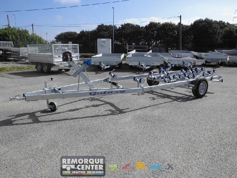 Chariot de mise à l'eau multi-rouleaux - G1000MA14 - 1 essieu - PTAC : 1350 Kg - Sun Way - GOLDONEALU1P_2
