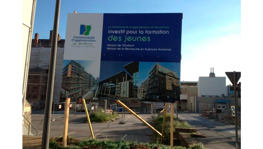 Panneau publicitaire d'extérieur en hauteur - Structure 8m² - Dimensions 3,28m x 2,45m_2