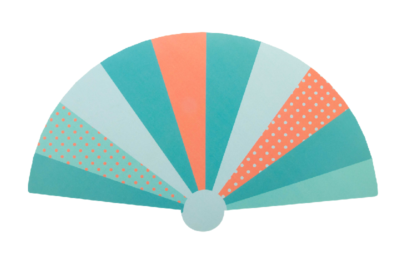 Éventail sur-mesure en papier - Impression quadri sur deux faces - Quantité minimale 100 pcs_2