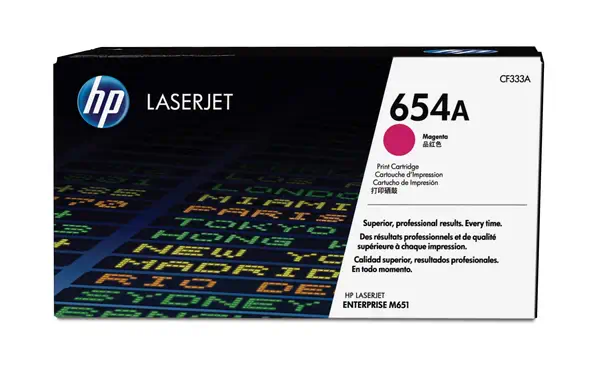HP 654A toner magenta authentique LaserJet_2