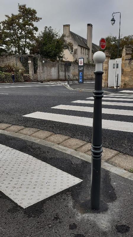 Potelets à mémoire de forme Champs Elysées Ø60 mm Lot de 5 pièces en élastomère de polyuréthane_2