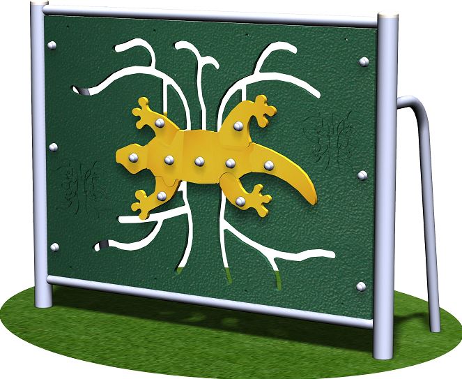 Structure de jeu avec panneau de manipulation lézard - pmlazi_2