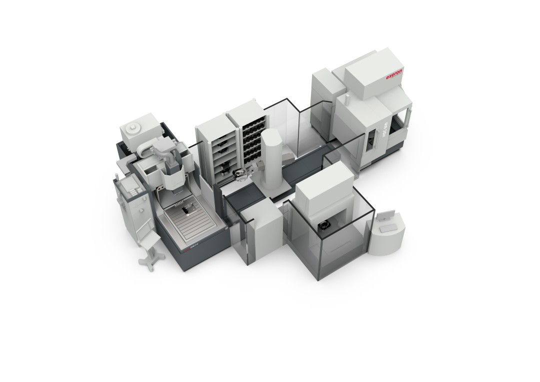 Centre d'usinage vertical 3 axes polyvalent et précis - EXERON HSC MP/3 - Haute efficacité et micro-précision_2