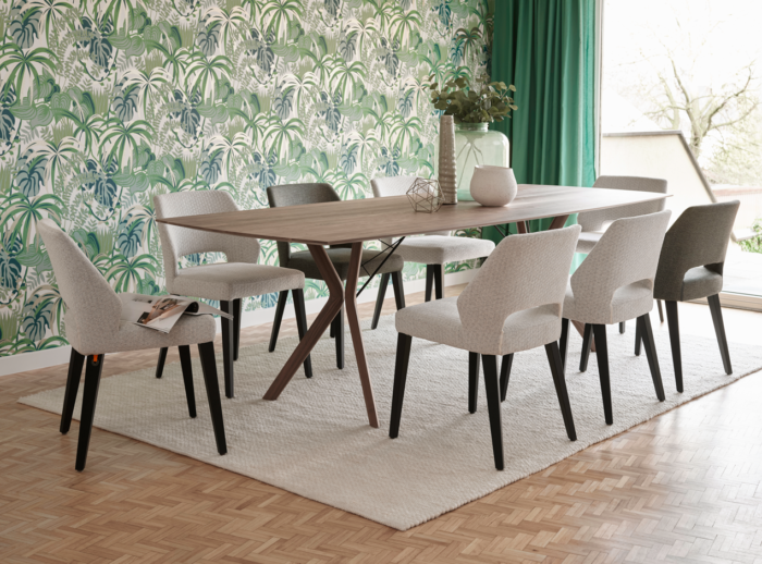 Chaise ergonomique au design épuré pour restaurants accueillants_2