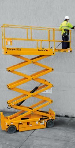 Compact 8w - nacelle ciseaux électriques - haulotte - 8,27 m_2