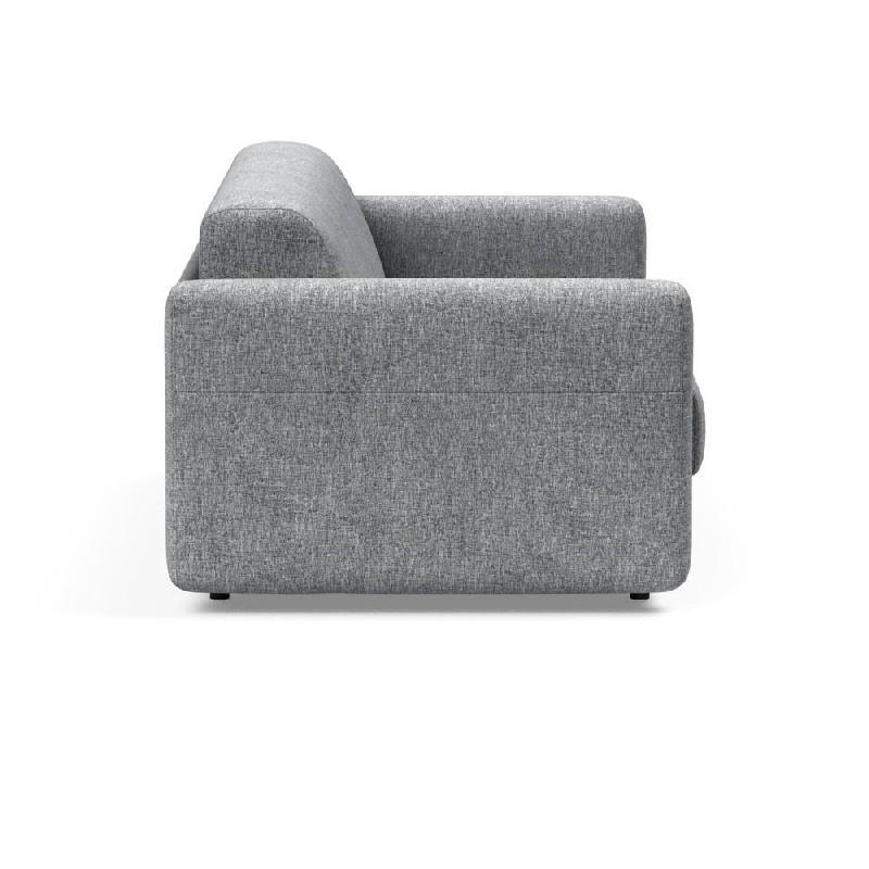 INNOVATION LIVING - Canapé design Killian Dual convertible lit 195x160cm avec tissu Twist Granite et matelas réversible_2