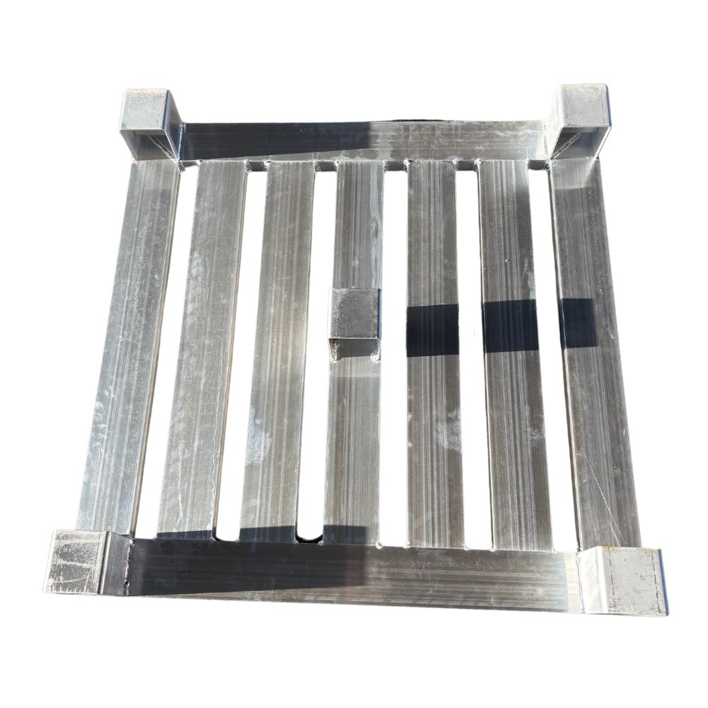 Palette en aluminium 5 plots - Dimensions 1000x1000x150 mm - CMU 1500 kg_2