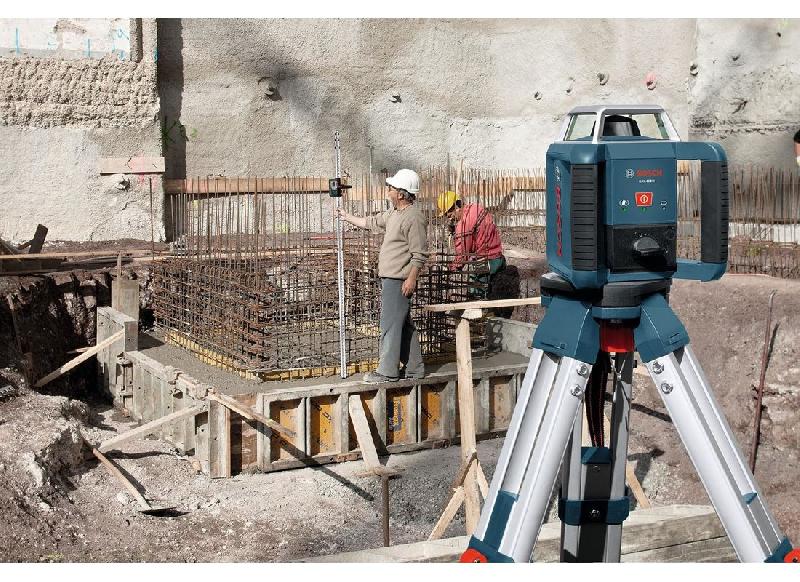 Récepteur laser rotatif Bosch LR 1 G - Faisceau vert - Jusqu'à 500 pi - Haute précision +/-1 mm / +/-3 mm_2