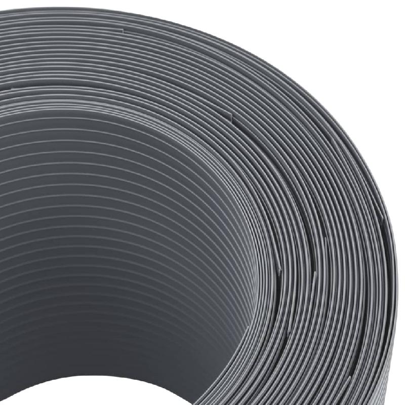 Vidaxl brises-vues de jardin 10 pcs gris 252,5x19 cm pvc 4005546_2