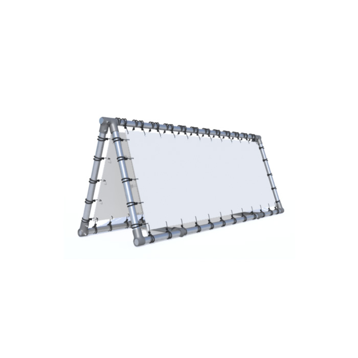 Barrière publicitaire double - Structure double - So-Banner - Bâche Tendue_2