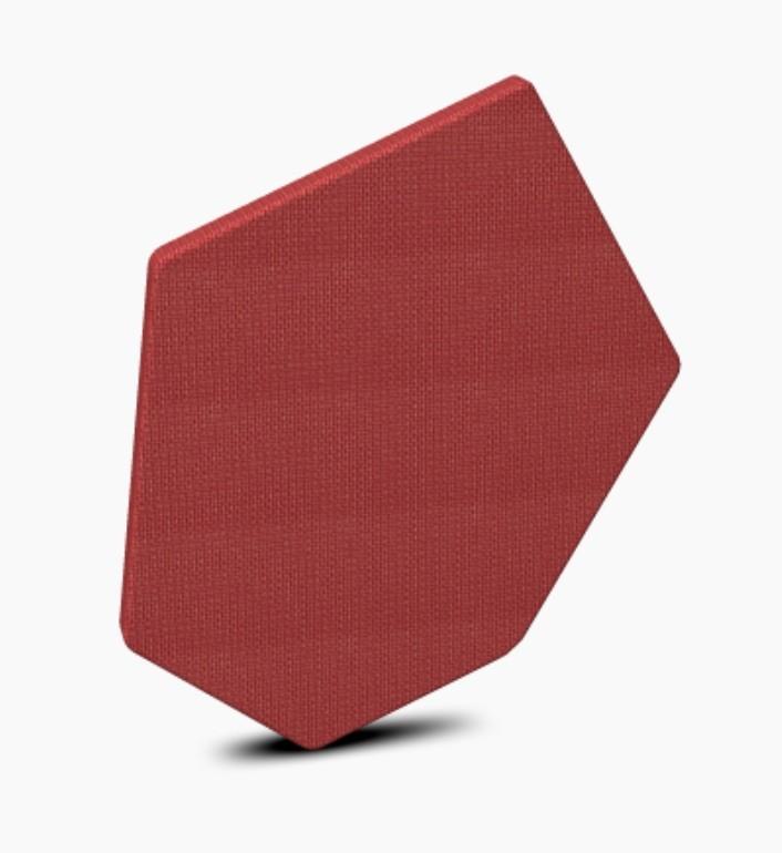 Dalle acoustique Bazalto - MDD - Rouge, 65 mm_2
