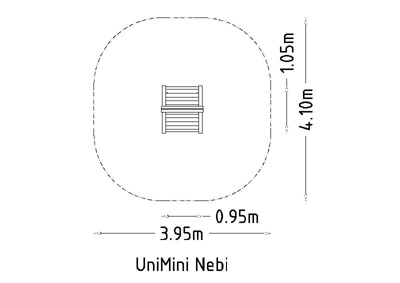 Maisonnette Unimini Nebi réf-8047631 - Hags - Cabane de jeu pour enfants 1 à 5 ans_2