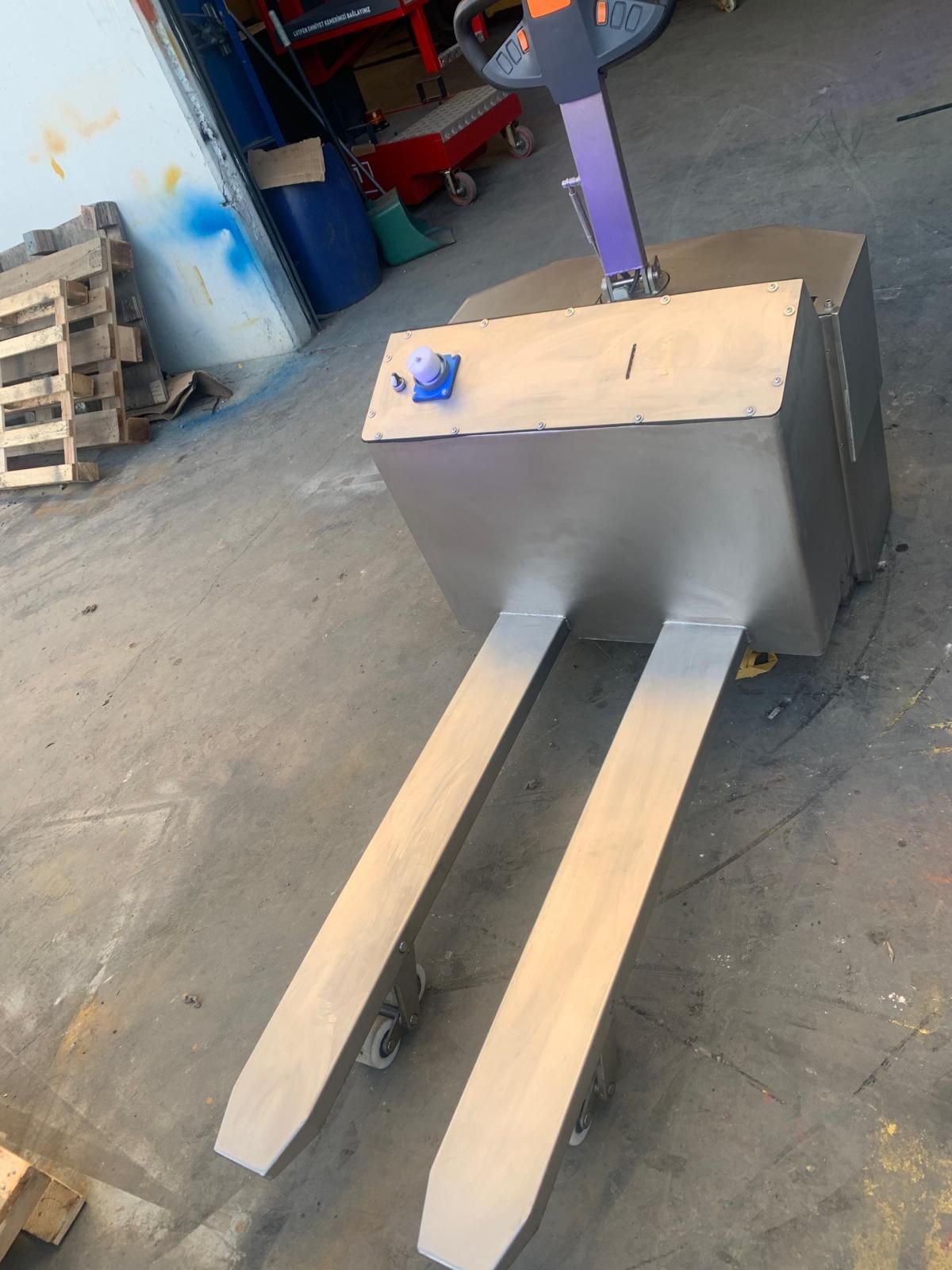 Transpalette électrique inox 304 ou 316 - Capacité 1600 à 2000 kg - Batterie gel, traction ou lithium_2