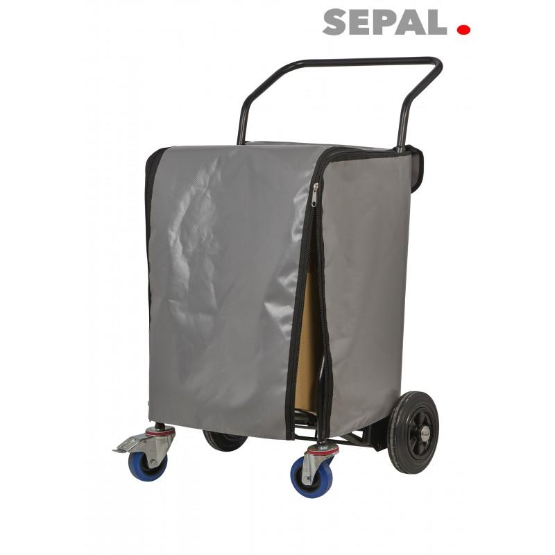 Chariot promotionnel avec tablette pratique