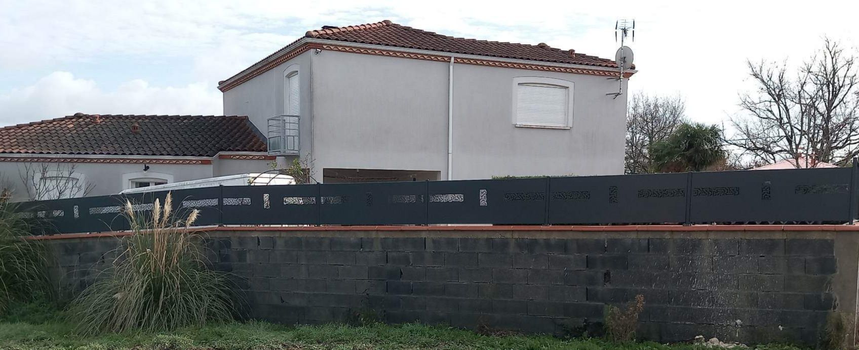 Clôture métallique - BB Metal Creation - acier thermolaqué avec découpe laser_2