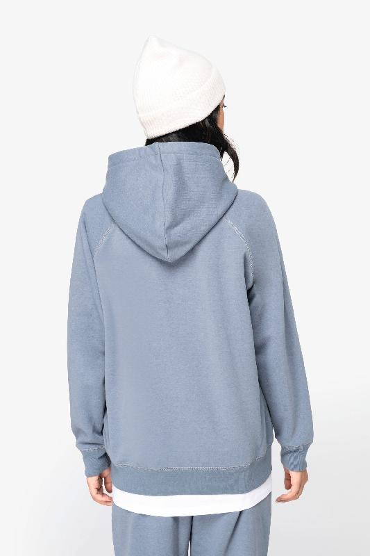 Sweat-shirt écoresponsable à capuche raglan femme - Native Spirit - Réf : NS422 - 65% coton biologique et 35% polyester recyclé - 350 g/m²_2