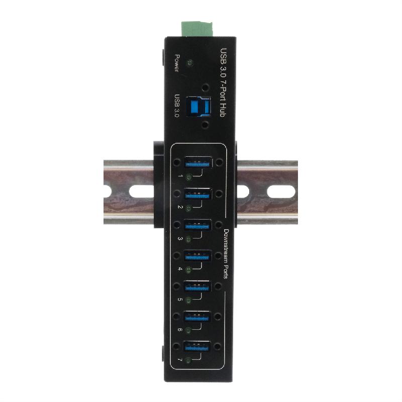 Exsys ex-11227hmvs hub métal 7 ports usb 3.2 gen 1 via vl811+ chipset_2