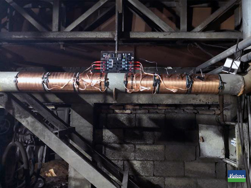 Système anti-calcaire électronique Vulcan S100 - écologique, programmable et adapté aux canalisations jusqu'à 6