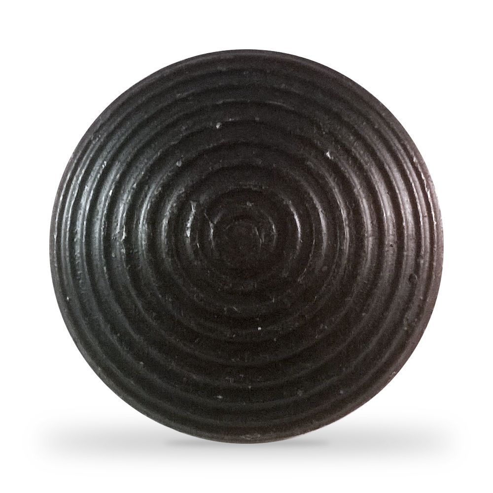 Clou podotactile a sceller en acier zingue noir - tige courte (bf)_2