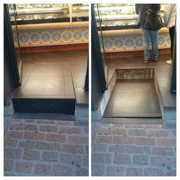 ONESTEP, élévateur pratique pour trottoirs et marches