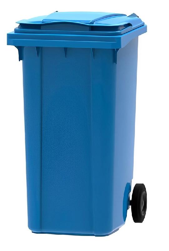 Container à déchets - 120L, 240L, 360L - 2 roues en caoutchouc - Couleurs multiples - HDPE - EN 840_2
