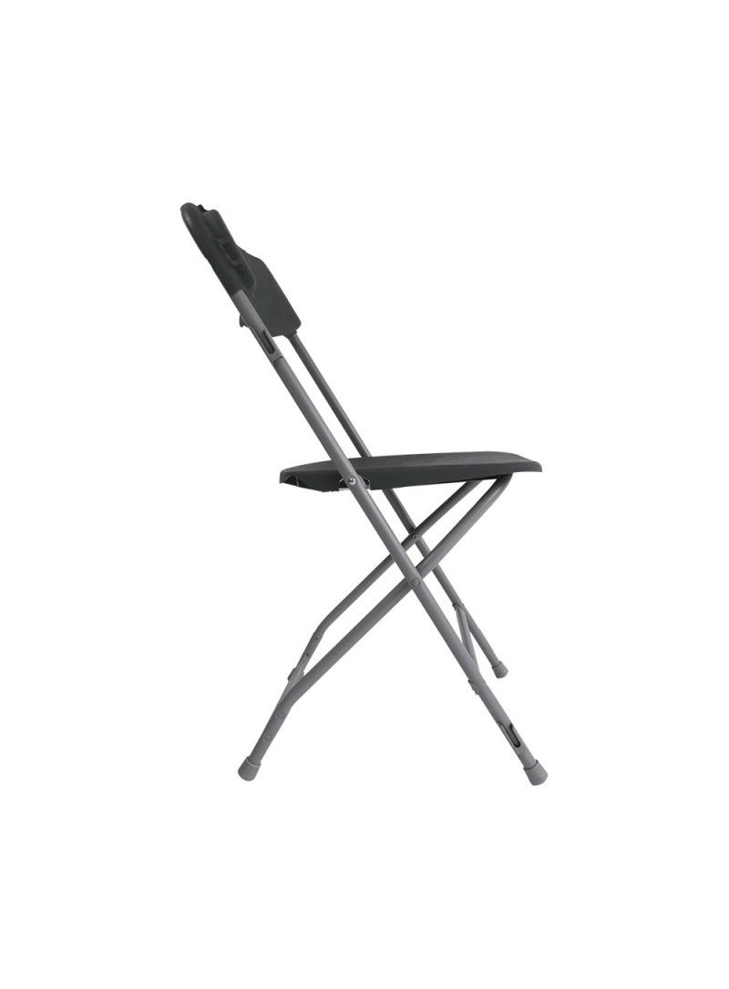 Lucy M2 - Chaise pliante attachable et empilable - Vif Furniture - Gris/Gris - Classement Feu M2_2