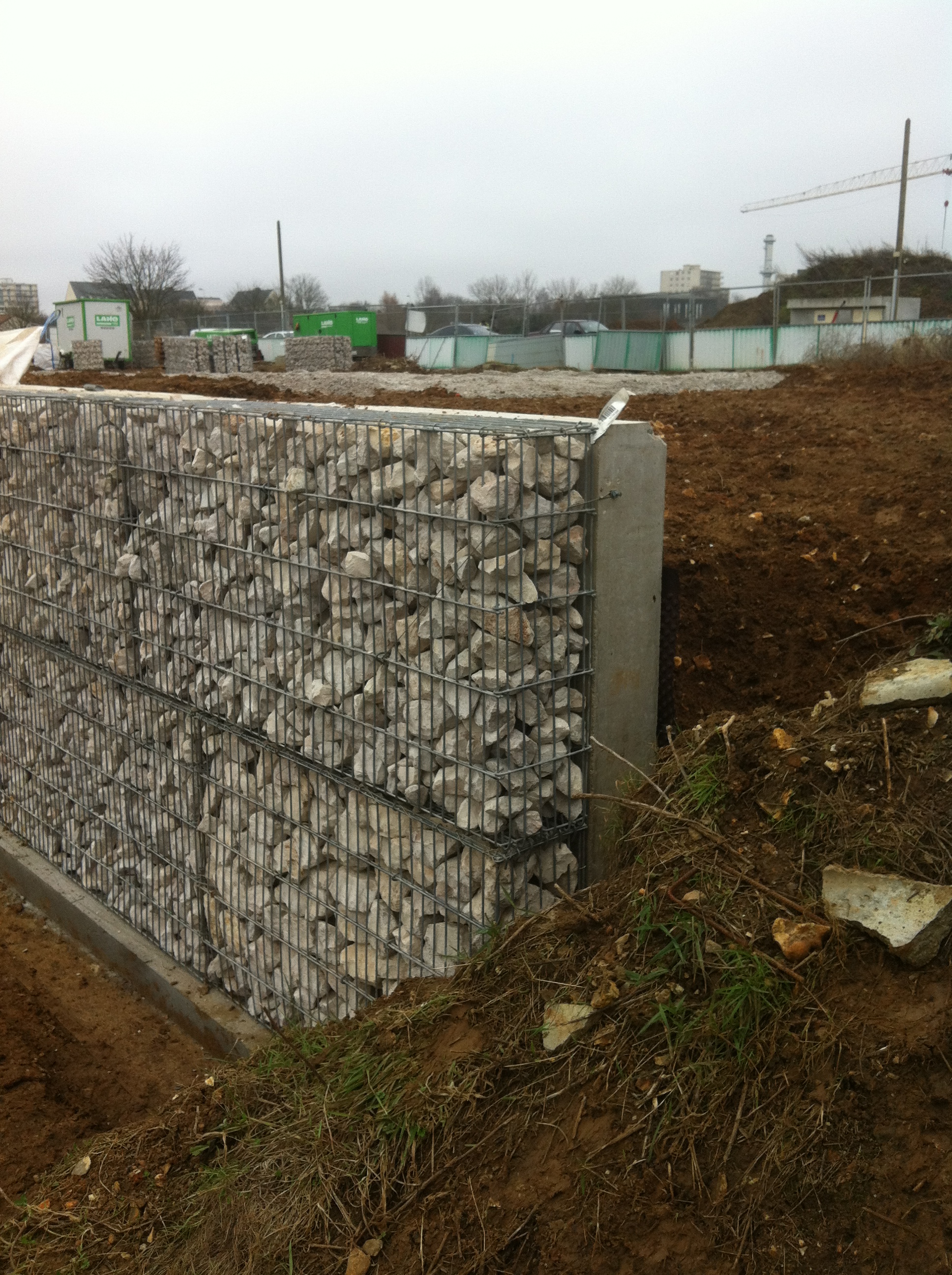 Mur d'habillage en Gabion STONEBOX_2