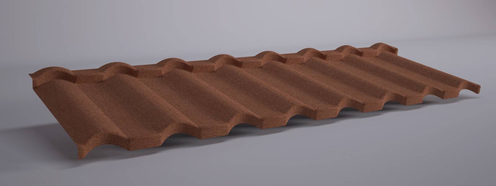 Tuile métallique modèle galbé double romane - Résistant aux charges de neige, de glace - GERARD® MILANO_2