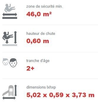 Parcours d'équilibre routier en acier inoxydable - Aire de jeux conforme EN1176 - Référence BT16165_2