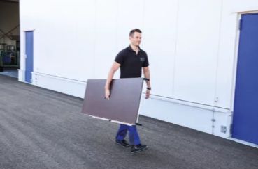 Plateforme de travail pliante - Günzburger Steigtechnik - hauteur de travail 2,7 m - charge max. 300 kg_2