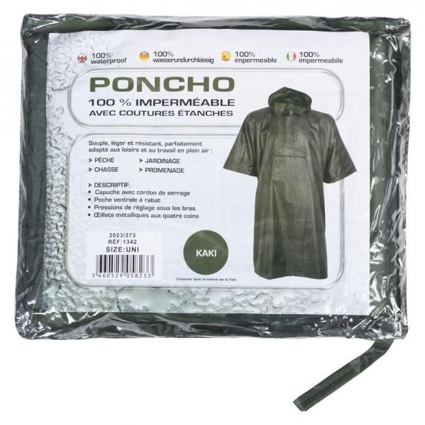 Poncho - 100% polyester enduit PVC, coutures étanches - Idaho - CityGuard_2