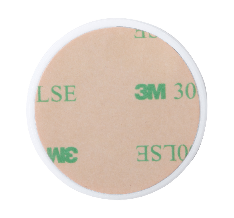 Porte téléphone portable en plastique - autocollant au dos - couleur blanche - 8,4g_2