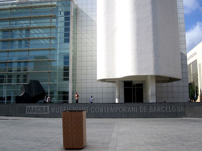 Corbeille ELes - poubelle publique design Ramos Bassols - The Italian Lab - L 480, P 480, H 870 mm_2