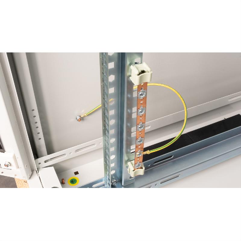ROLINE Rail d'équipotentialité, 220mm, câble de mise à la terre_2