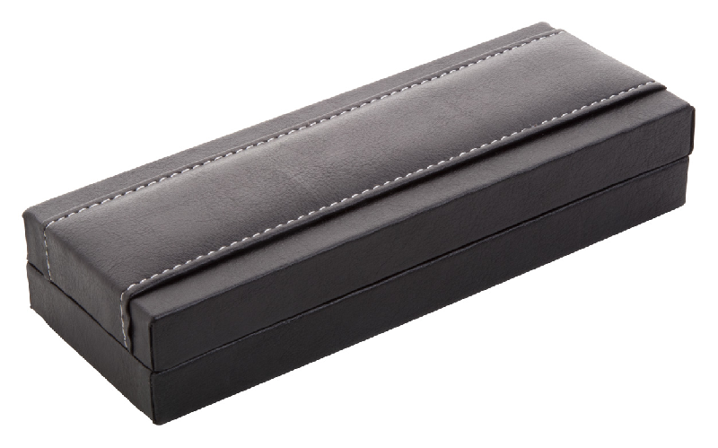 Parure stylo à bille et roller - finition mate noire - encre bleue - marque André Philippe_2